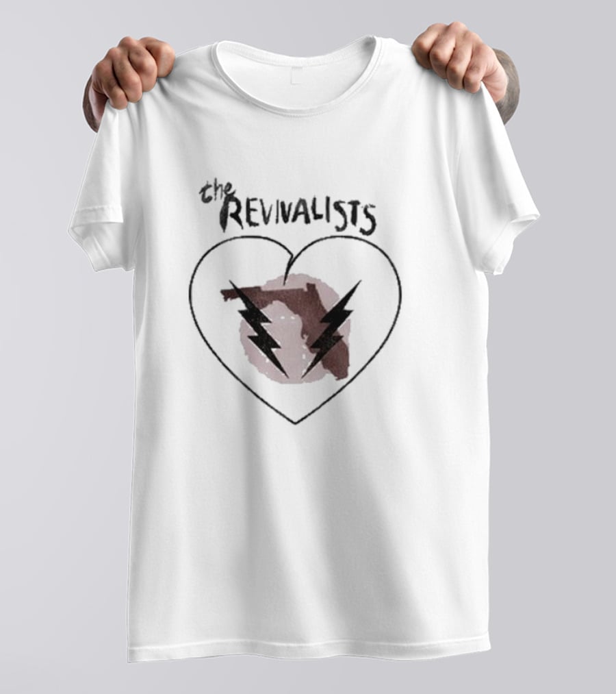 The Revivalists Heart Florida Lightning Bolt T-Shirt