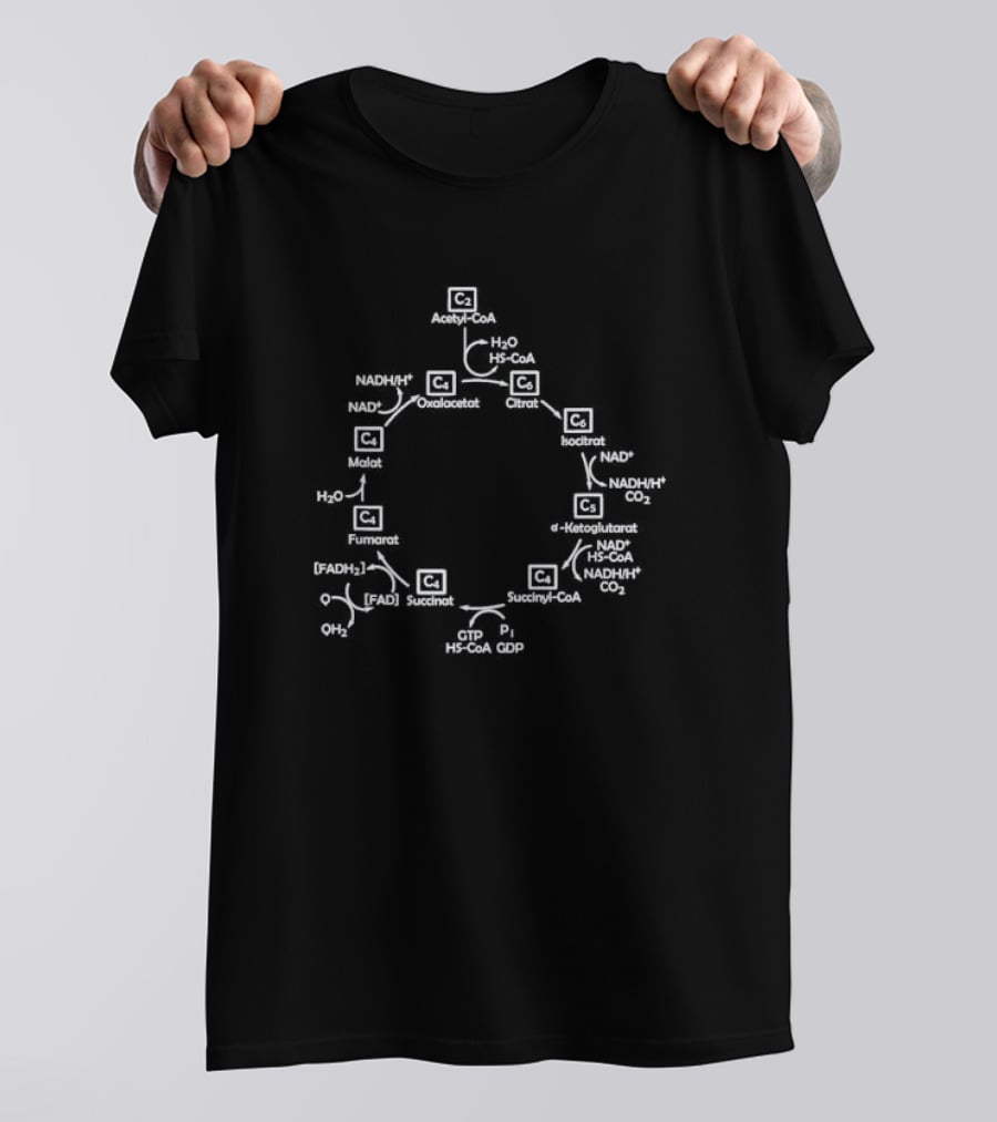 Biochemist Citric Acid Cycle Krebs Cycle Biology Biologist Biochemistry T-Shirt