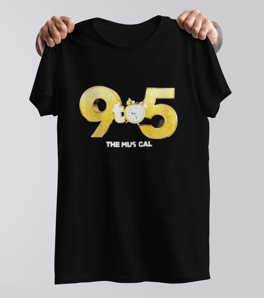 Dolly Parton 9 To 5 The Musical UK Clock T-Shirt