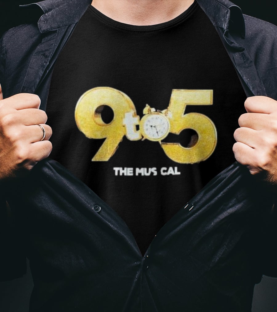 Dolly Parton 9 To 5 The Musical UK Clock T-Shirt