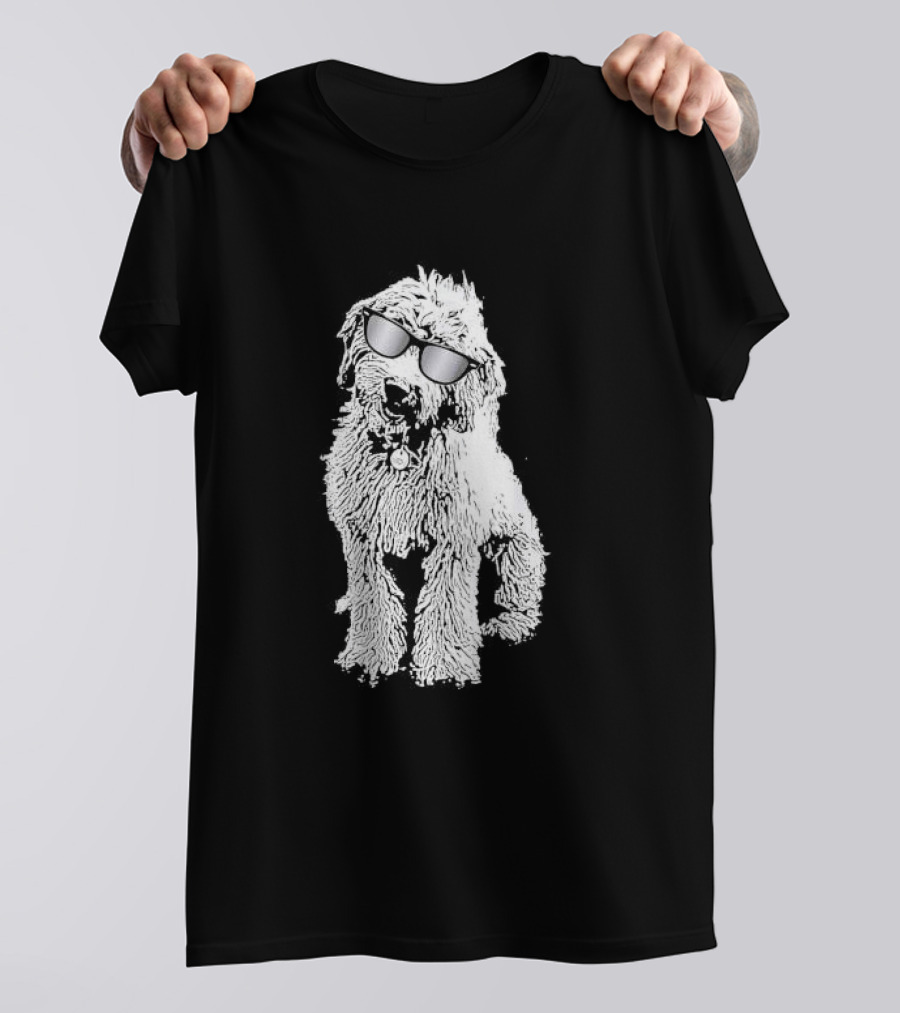 Golden Doodle With Sunglasses T-Shirt