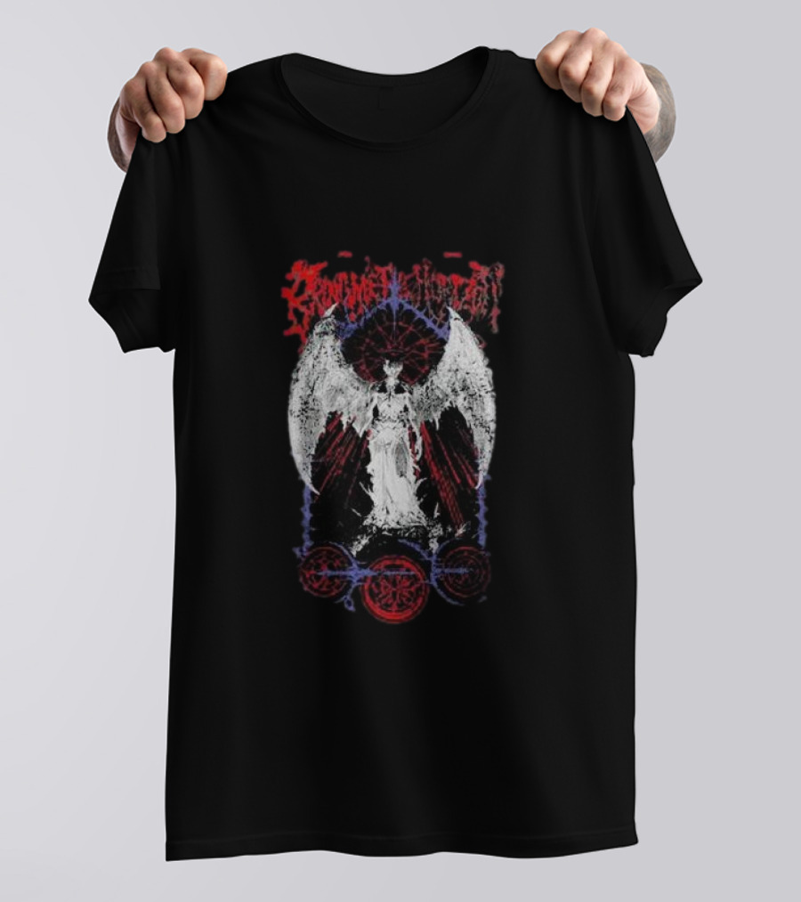 Bring Me The Horizon Youtopia Angel And Pentagram Gothic Symbolism T-Shirt