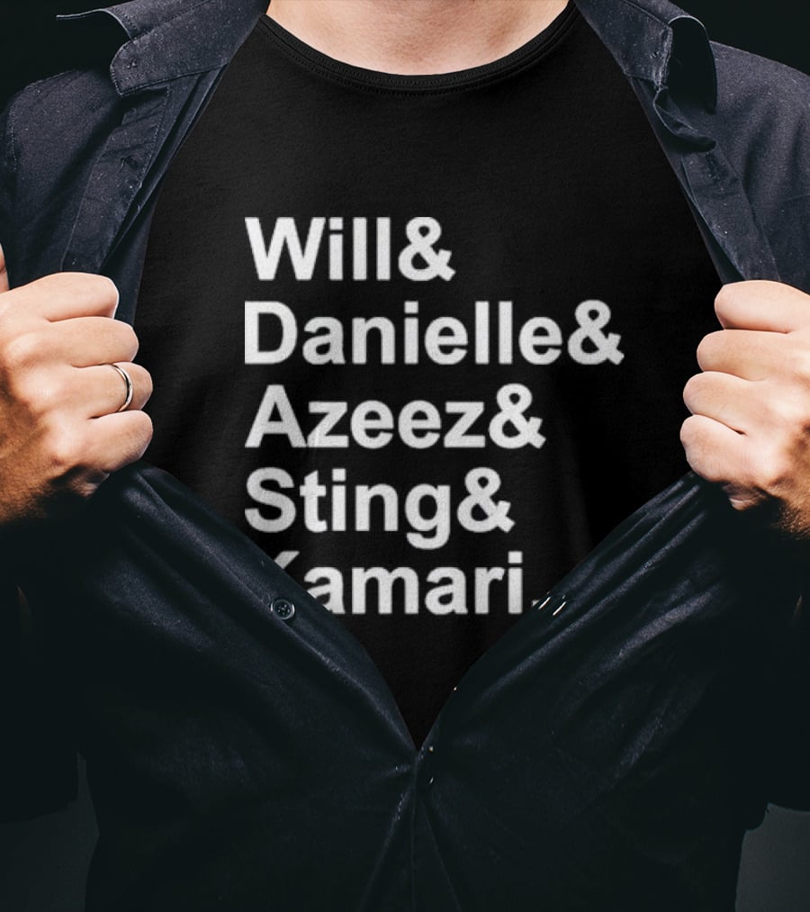 Will And Danielle And Azeez And Sting And Kamari We Blessan T-Shirt