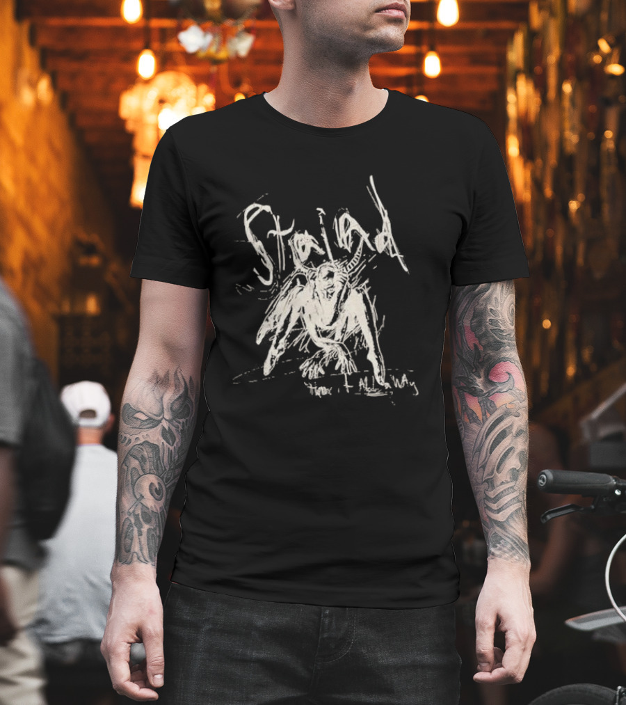 Staind Throw It All Away Demon Sketch T-Shirt