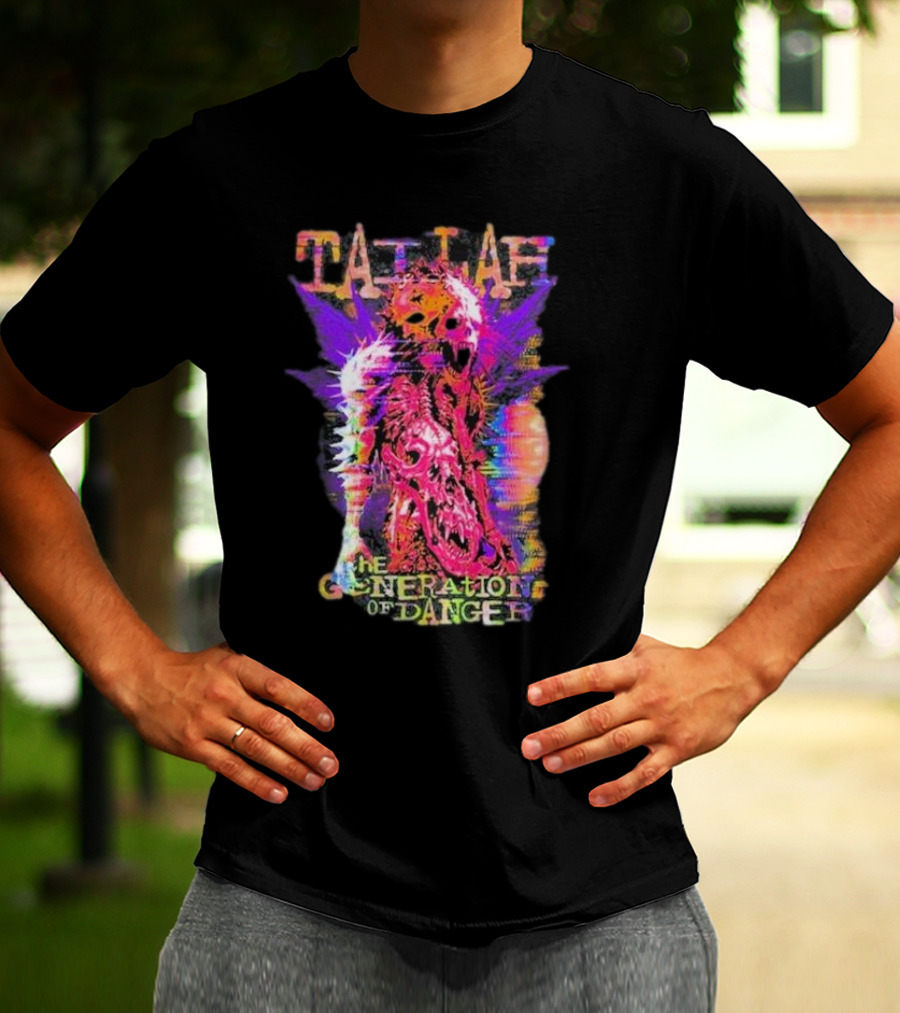 Tallah The Generation Of Danger Nomad Vibrant Skull Warrior T-Shirt