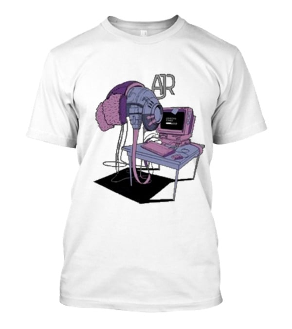 AJR Loading Songs Concert Retro Computer Setup T-Shirt