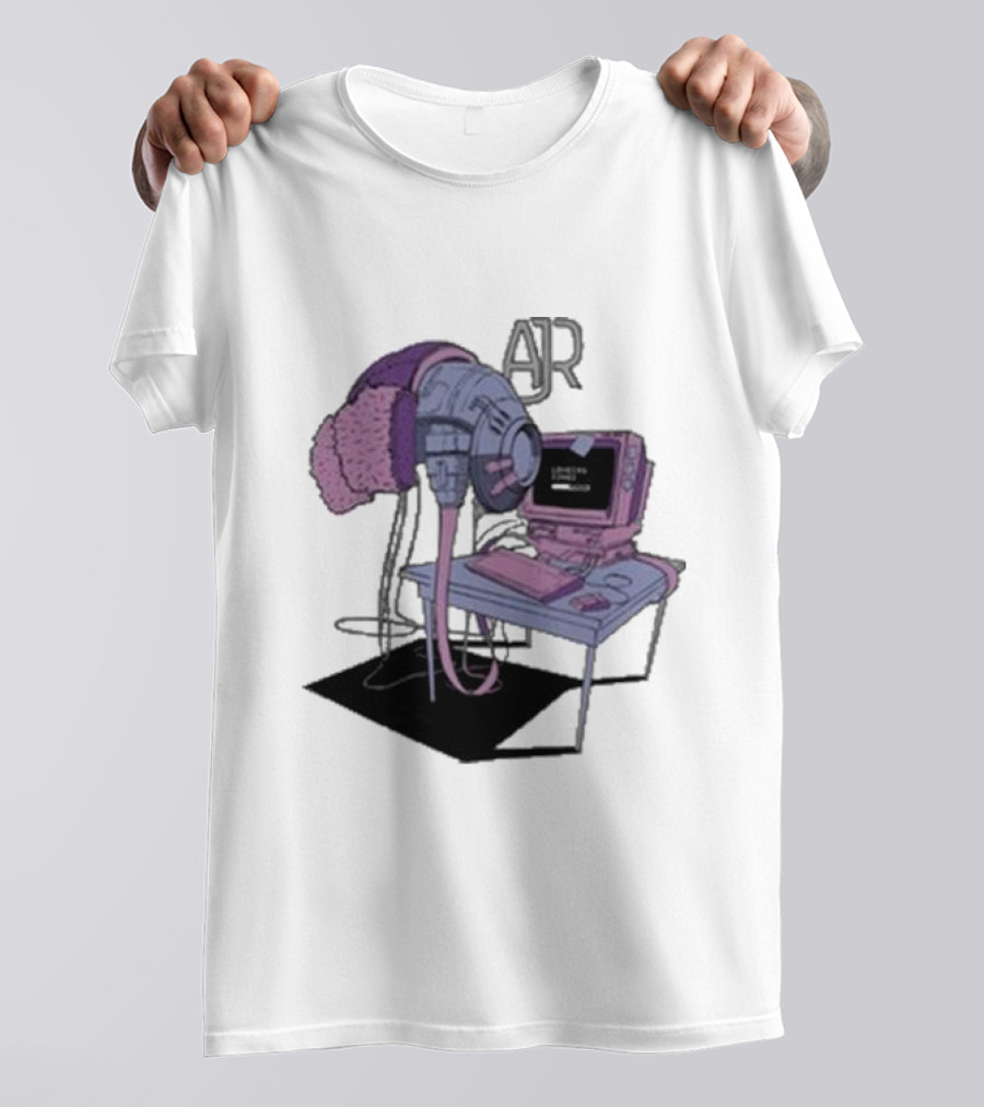 AJR Loading Songs Concert Retro Computer Setup T-Shirt