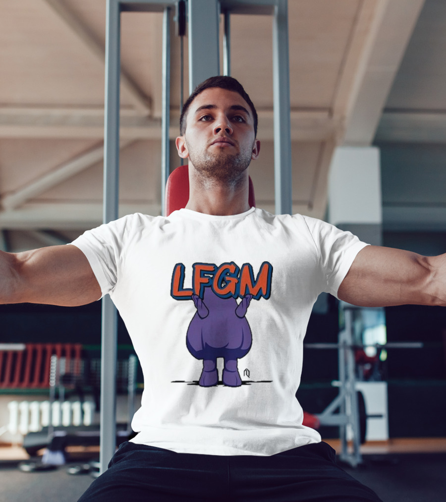 Athlete Logos LFGM Grimace Character T-Shirt