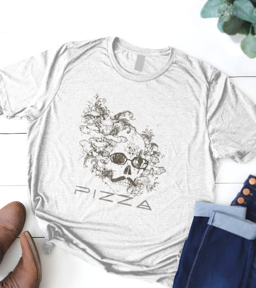 Pizzamas La Pizza Mort Skull T-Shirt