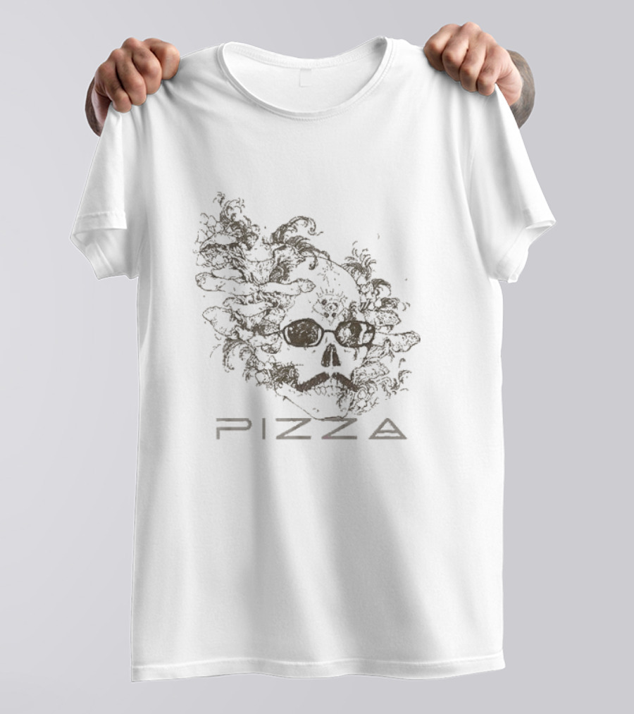 Pizzamas La Pizza Mort Skull T-Shirt