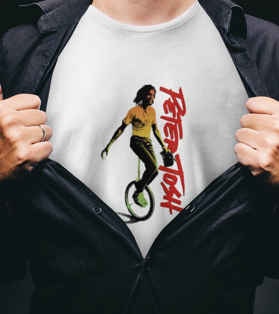 Peter Tosh Unicycle Ride Musician T-Shirt