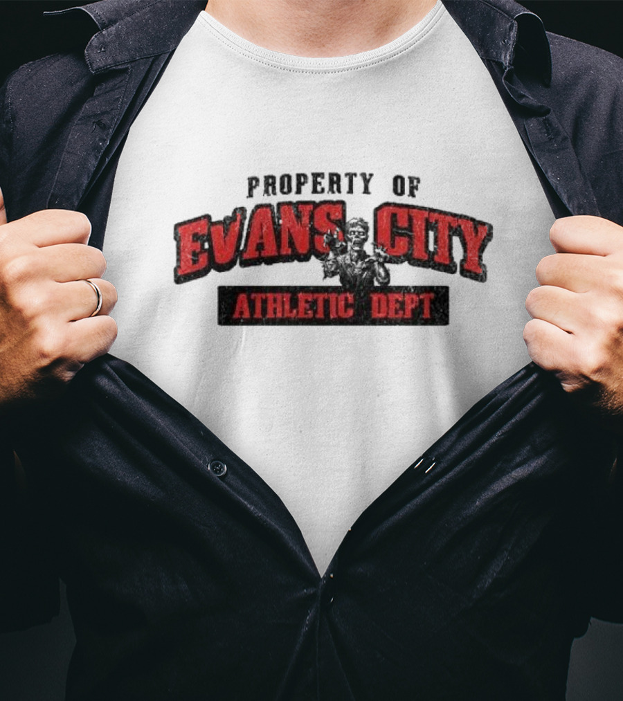 Property Of Evans City Athletic Dept Zombie T-Shirt