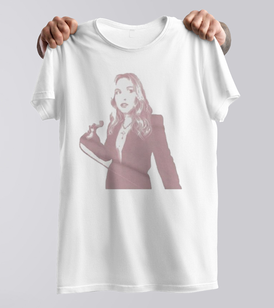 Taylor Tomlinson Pink Toned Image With Microphone T-Shirt