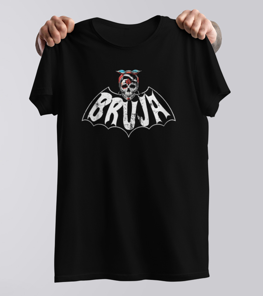 Bruja Skull Bandana Vintage Bat T-Shirt