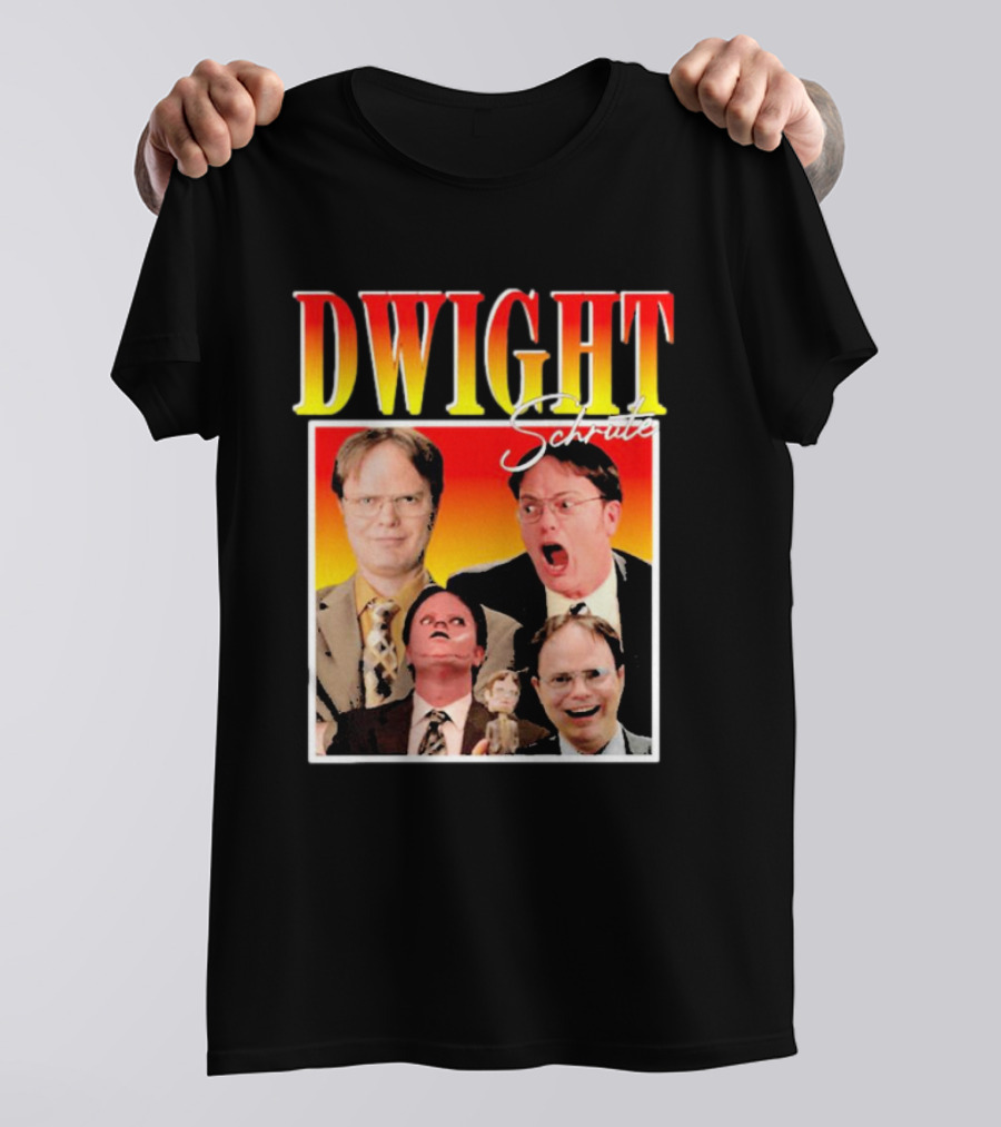 DWIGHT Schrute Michael Scott Iconic Moments Collage T-Shirt