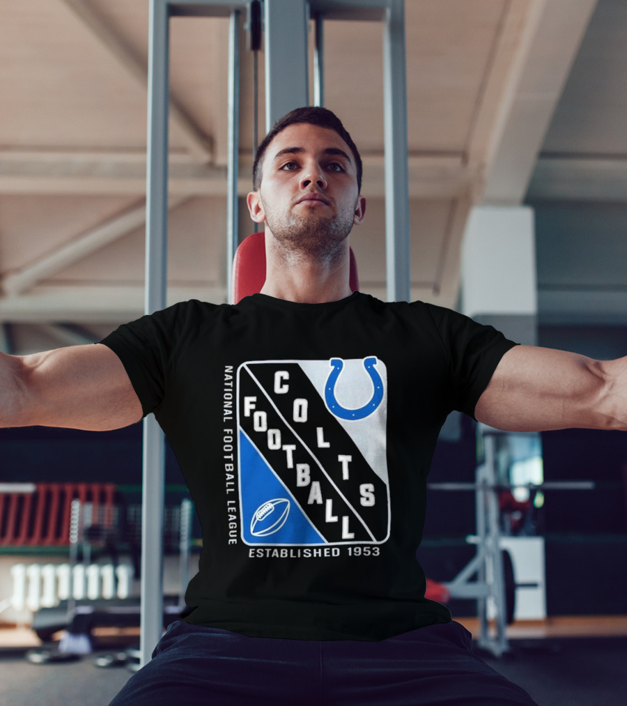 NATIONAL FOOTBALL LEAGUE COLTS FOOTBALL ESTABLISHED 1953 T-Shirt