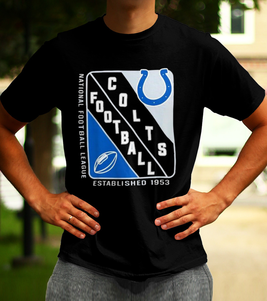 NATIONAL FOOTBALL LEAGUE COLTS FOOTBALL ESTABLISHED 1953 T-Shirt