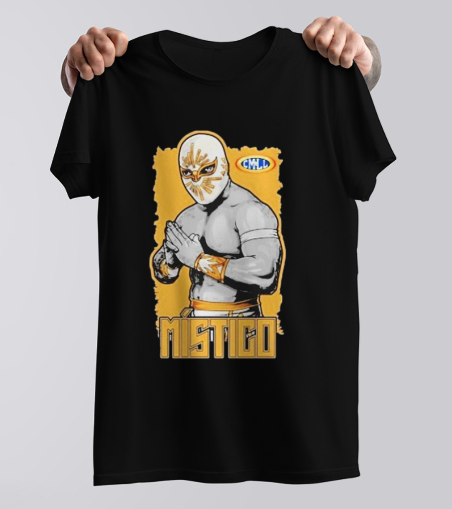 Místico CMLL Rey Plata Y Oro Luchador Masked Wrestler T-Shirt