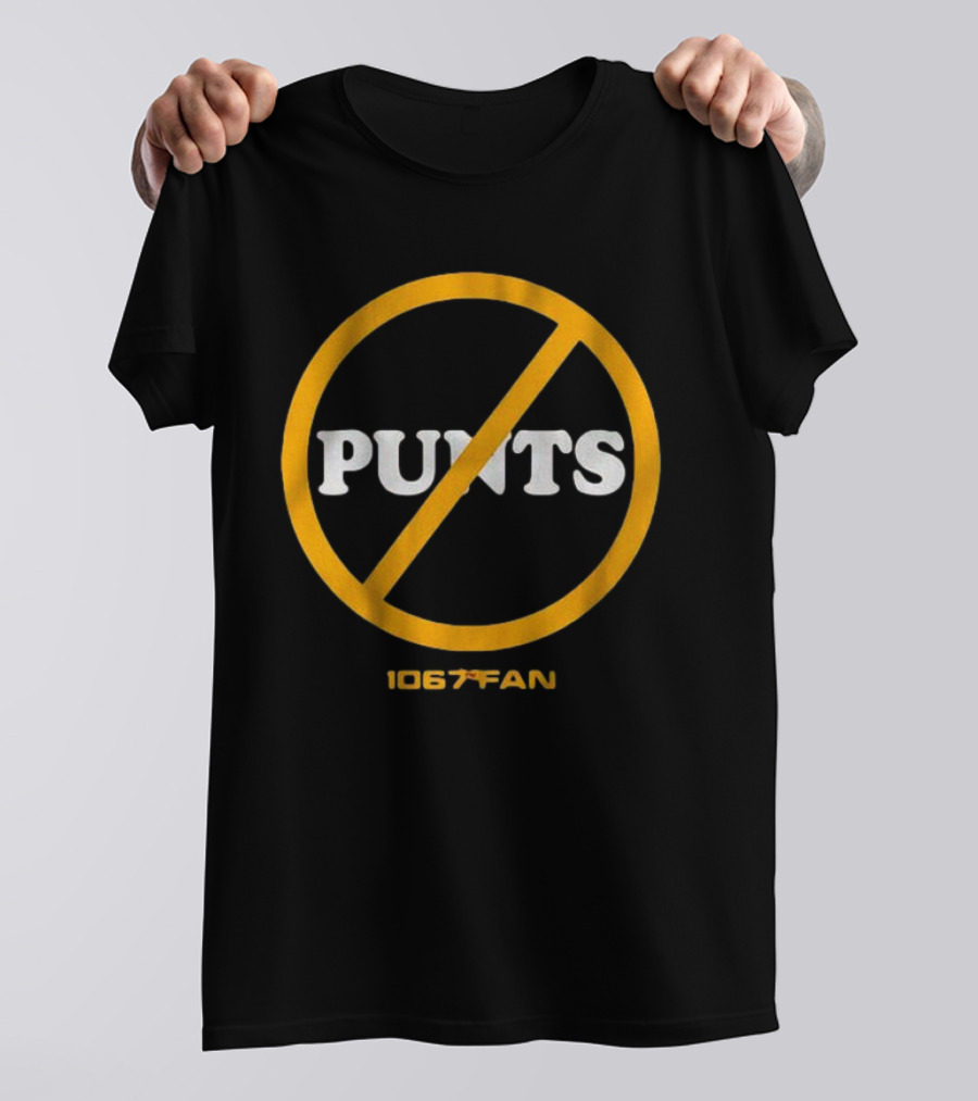 Washington Football 106.7 Fan No Punts T-Shirt