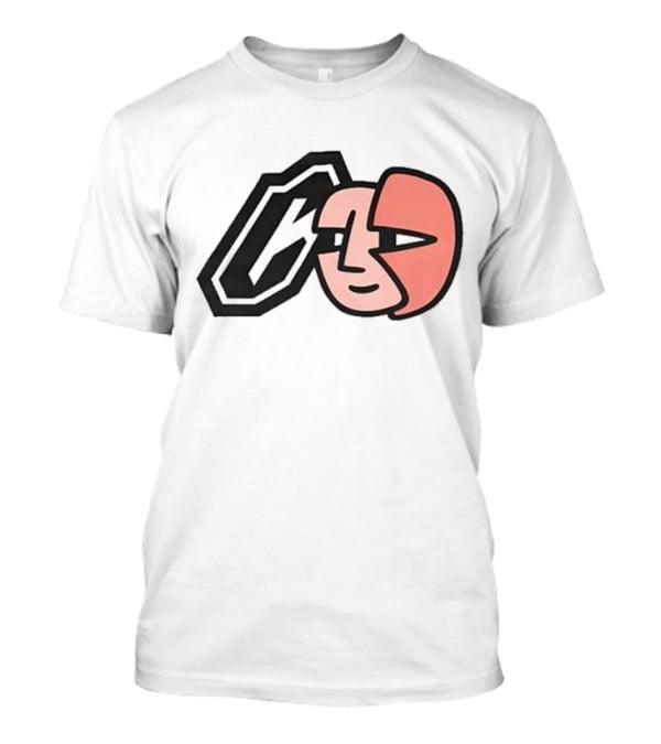 Collective Bikes X Lorem Iconic Face And Abstract Shape T-Shirt