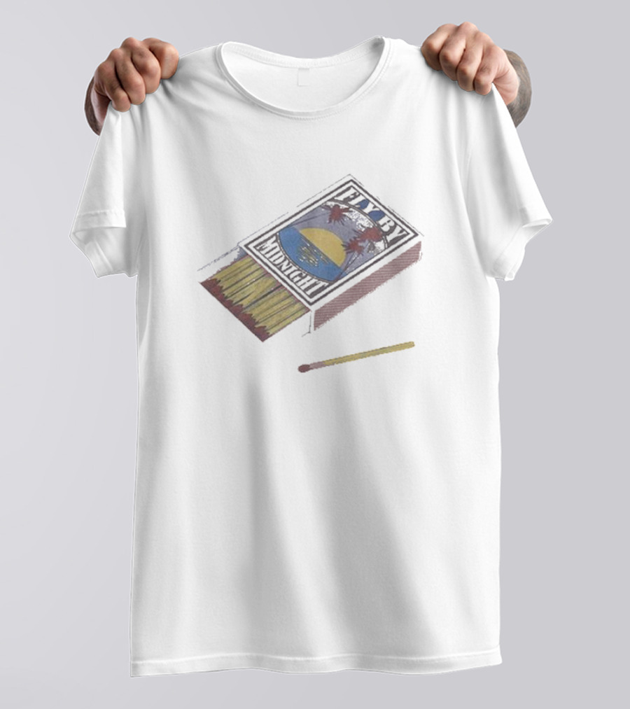 Fly By Midnight Matchbox With Sun And Palm Trees T-Shirt