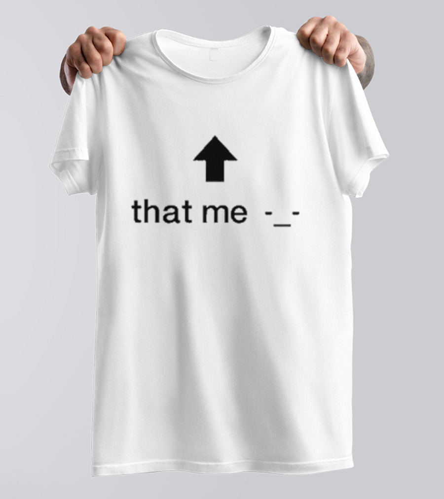 Sealicidal That Me Arrow Emoji -_- T-Shirt