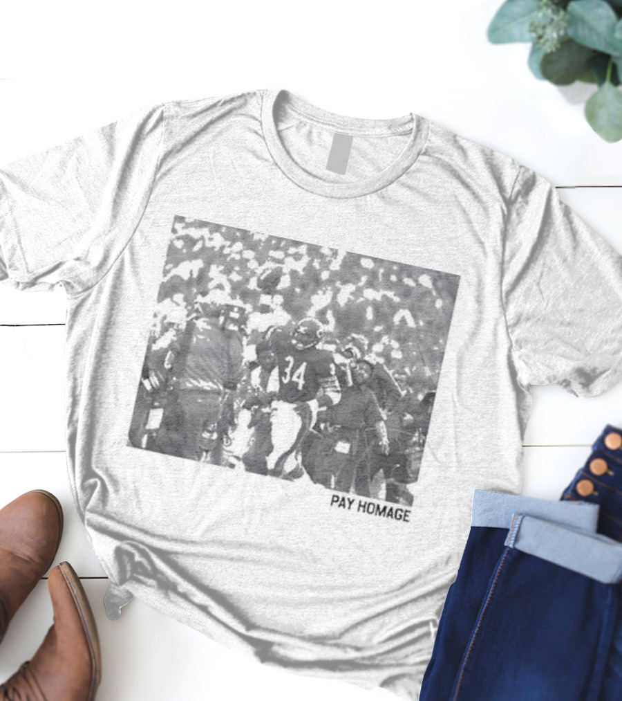 Walter Payton Pay Homage 34 Football Legend T-Shirt