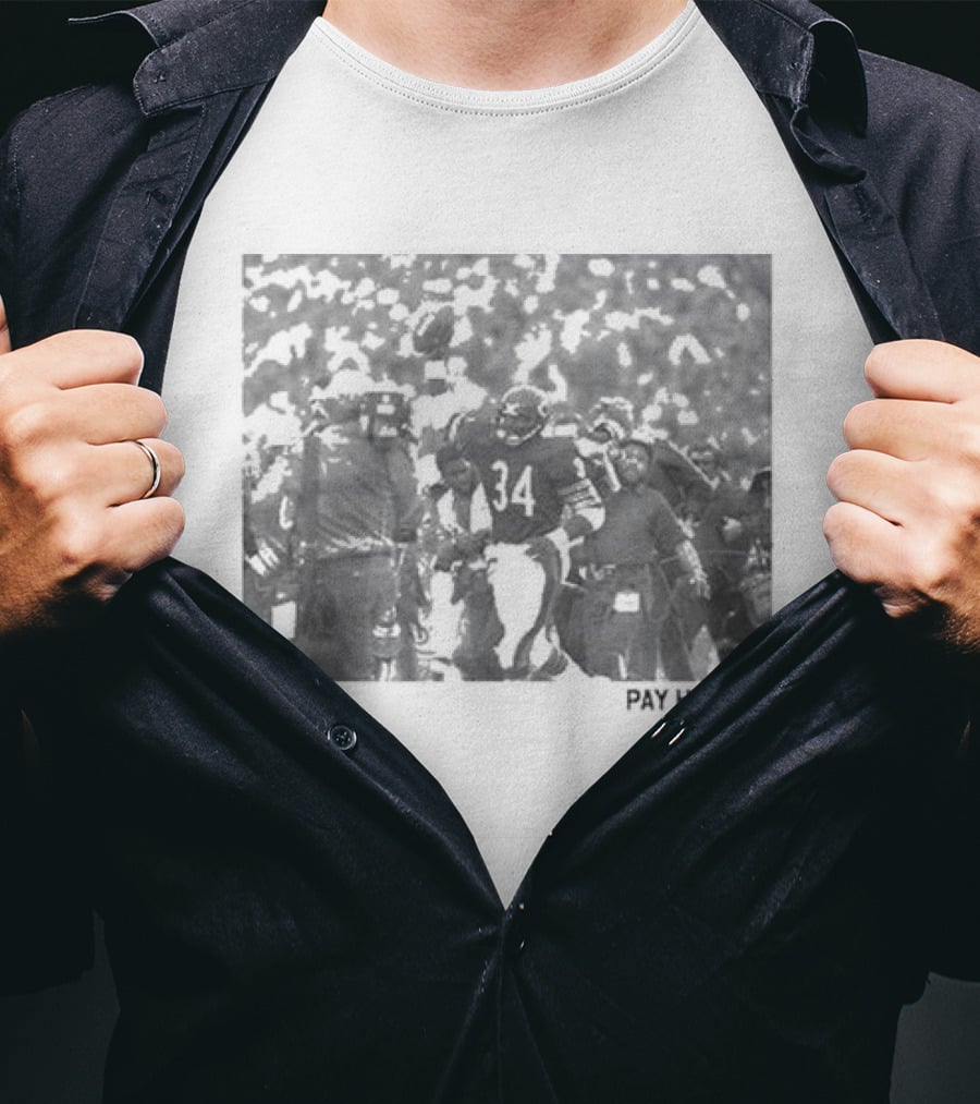 Walter Payton Pay Homage 34 Football Legend T-Shirt