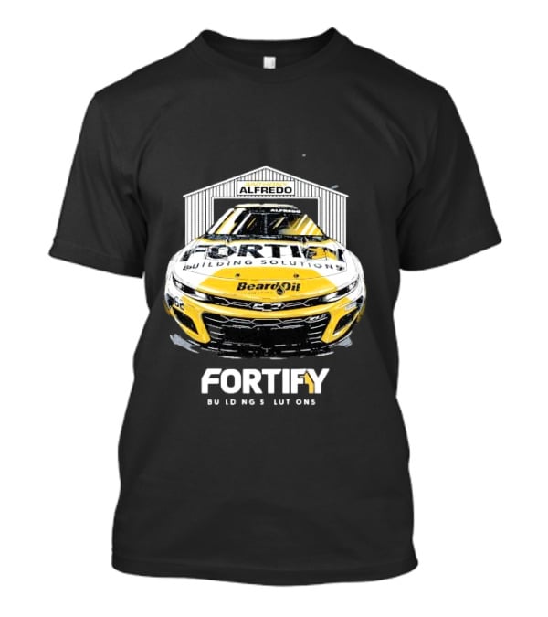Anthony Alfredo Fortify Building Solutions Beard Oil Racing Car T-Shirt