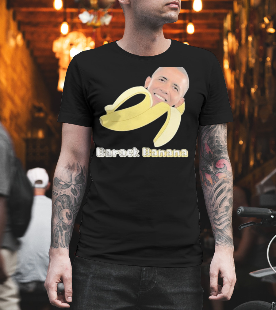 Barack Banana Funny Meme Face T-Shirt