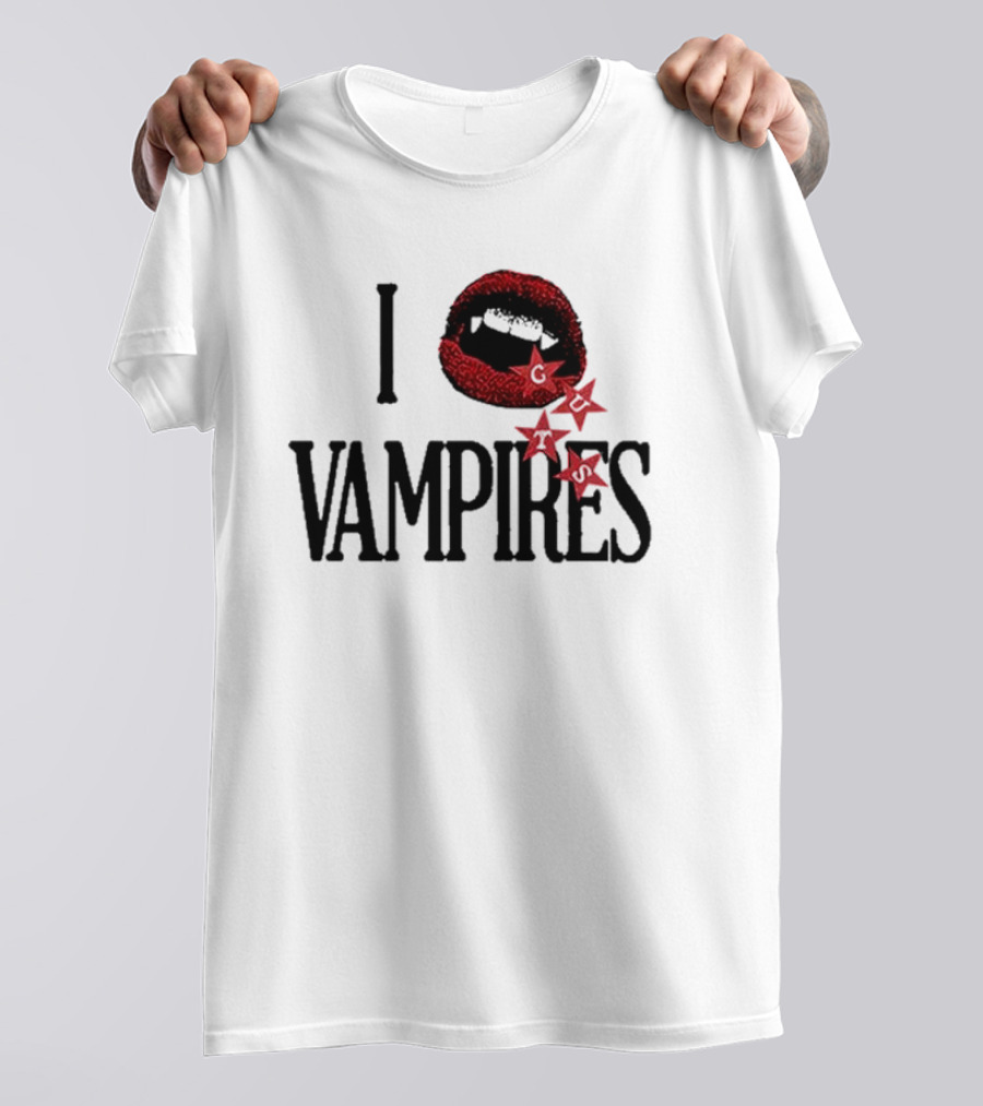 Oliviarodrigo I Love Vampires Guts Lover T-Shirt