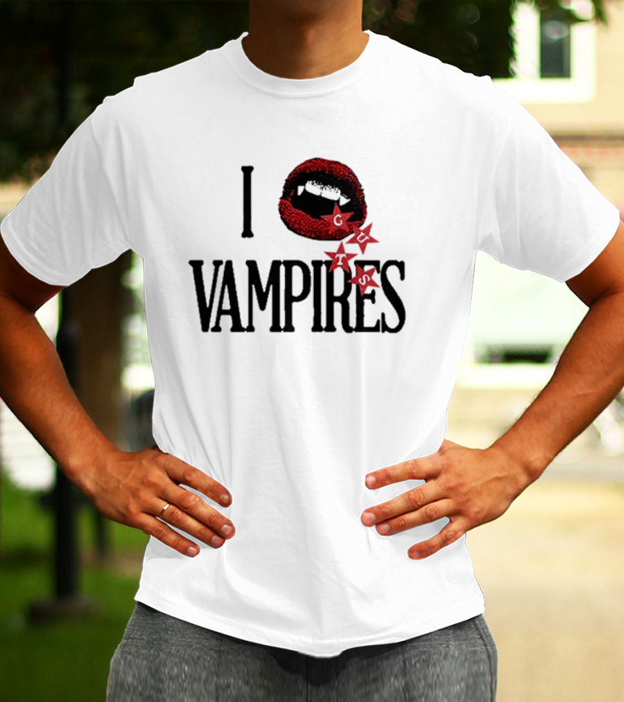Oliviarodrigo I Love Vampires Guts Lover T-Shirt