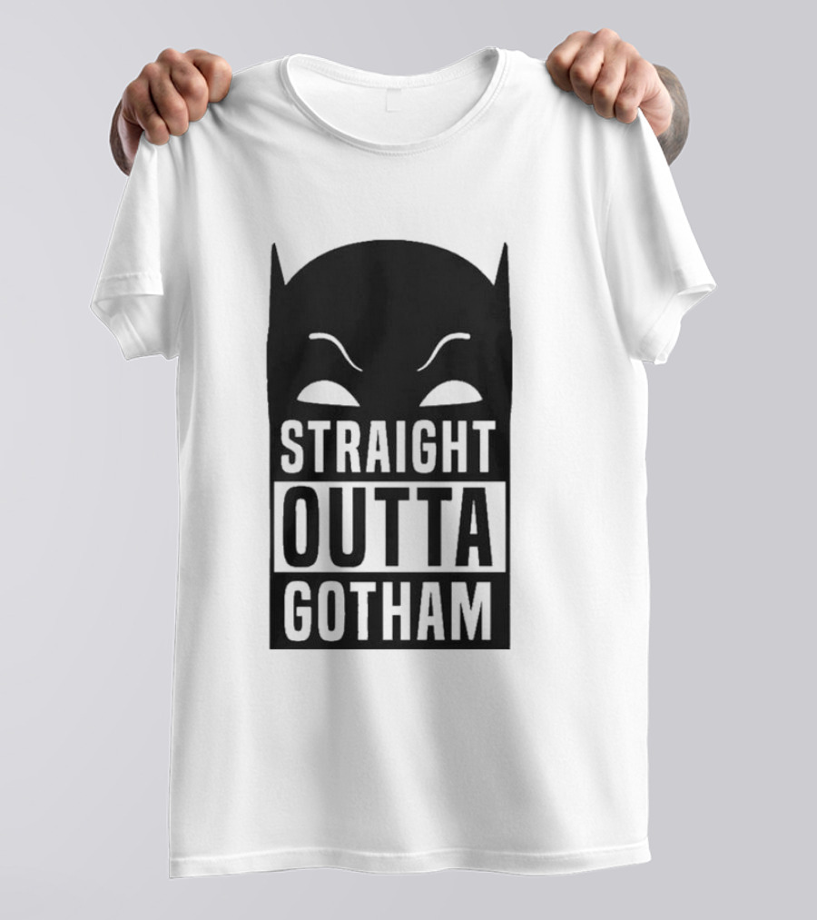 Straight Outta Gotham Batman Silhouette Iconic T-Shirt