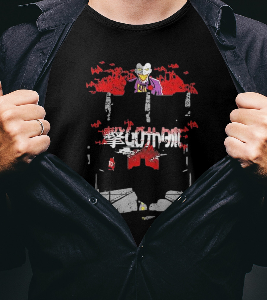 Attack On Gotham Batman Joker Ha Ha Symbolism T-Shirt