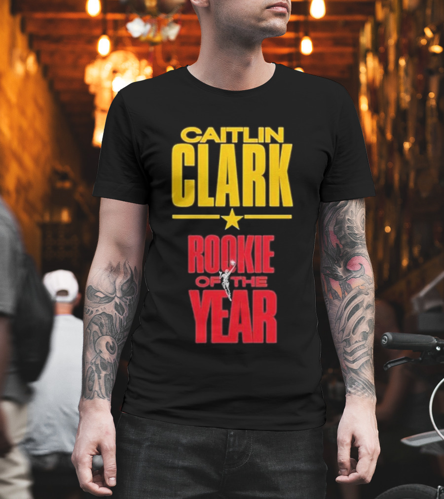 Caitlin Clark Rookie Of The Year Star Athletic Achievement 24 T-Shirt