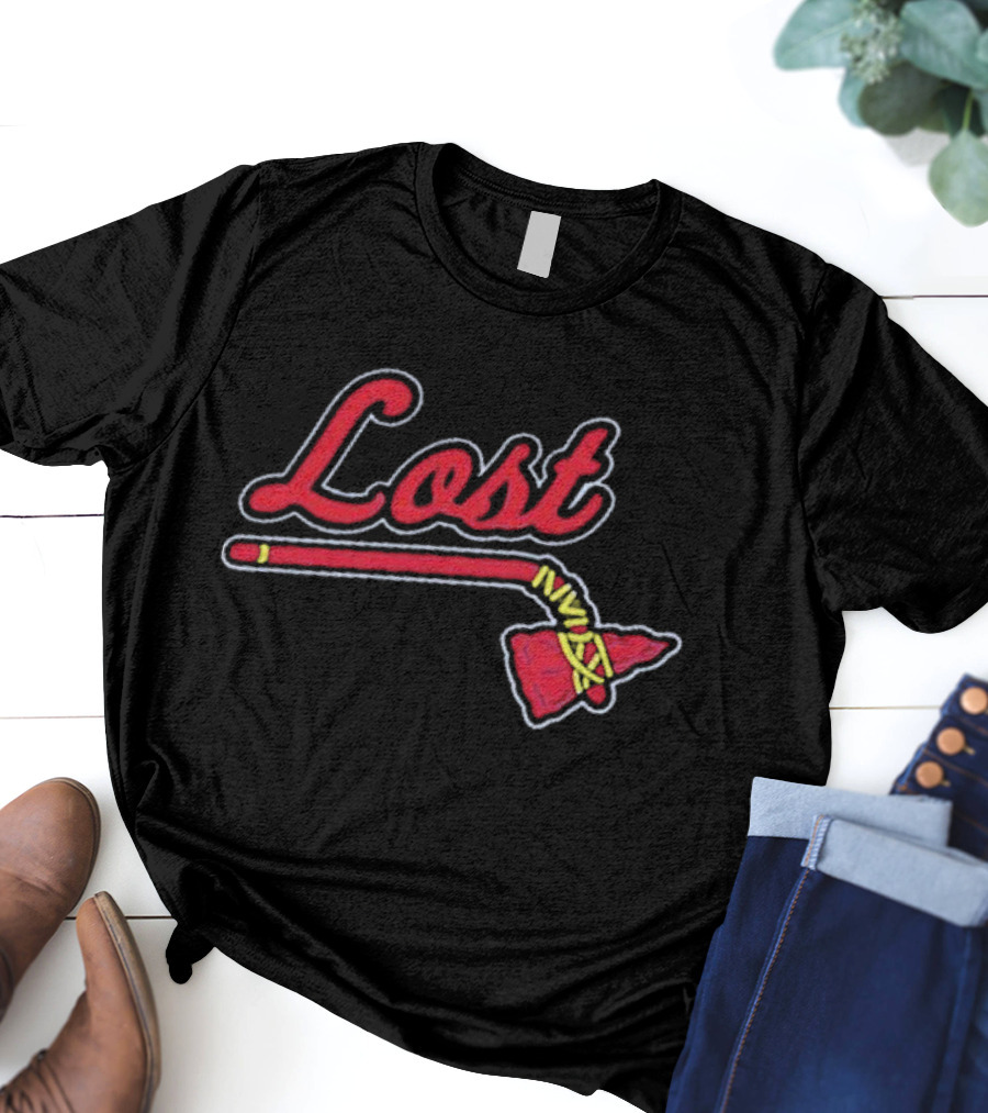 Lost Atlanta Braves Tomahawk T-Shirt