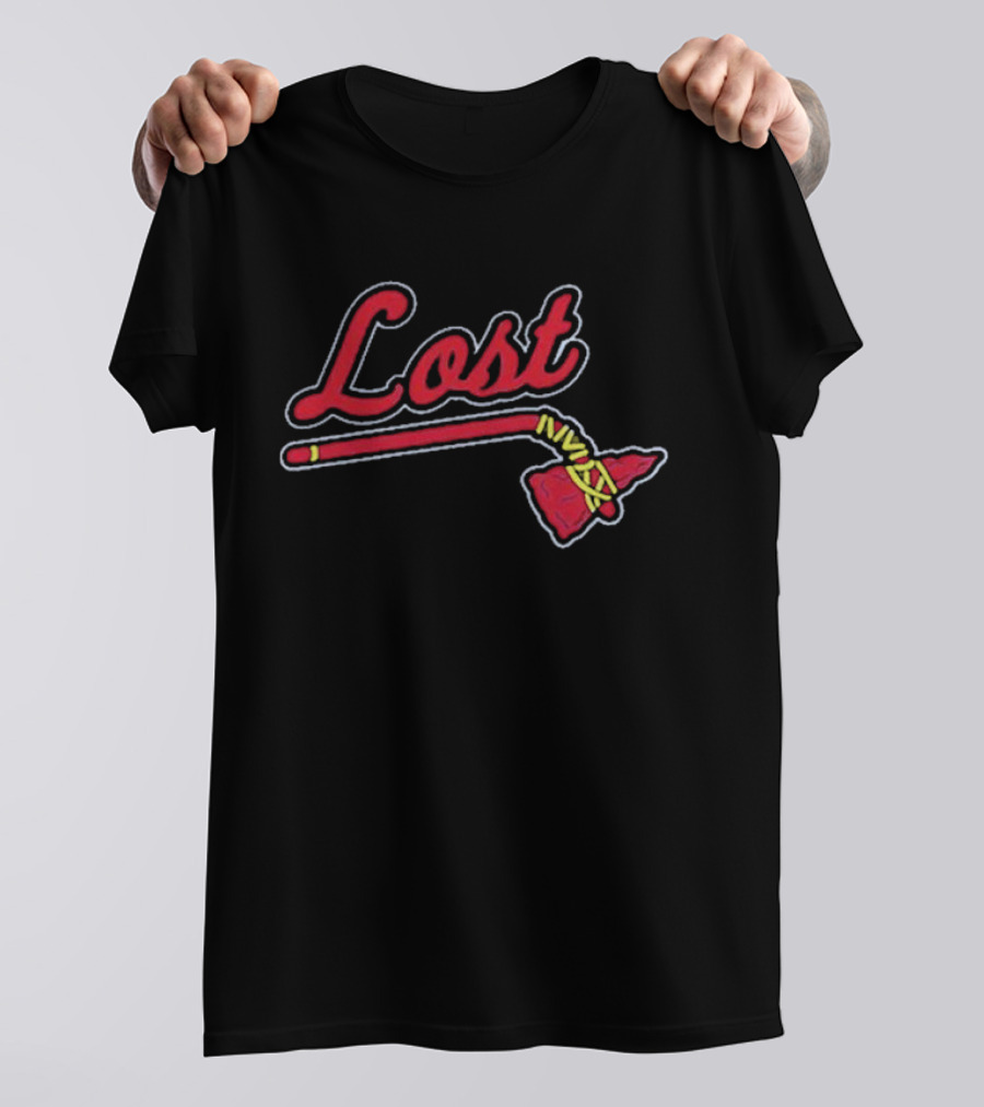Lost Atlanta Braves Tomahawk T-Shirt