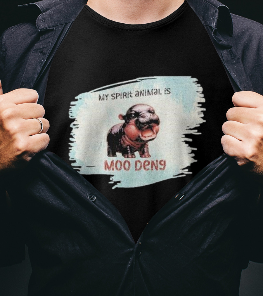 My Spirit Animal Is Moo Deng Hippopotamus T-Shirt