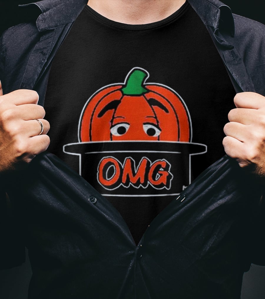 OMG Pumpkin Hat New York Playoff T-Shirt