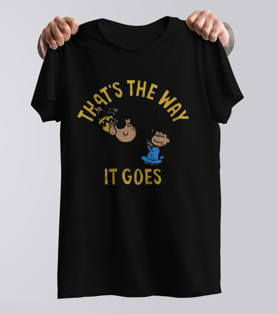 Peanuts That's The Way It Goes Charlie Brown Lucy Football T-Shirt