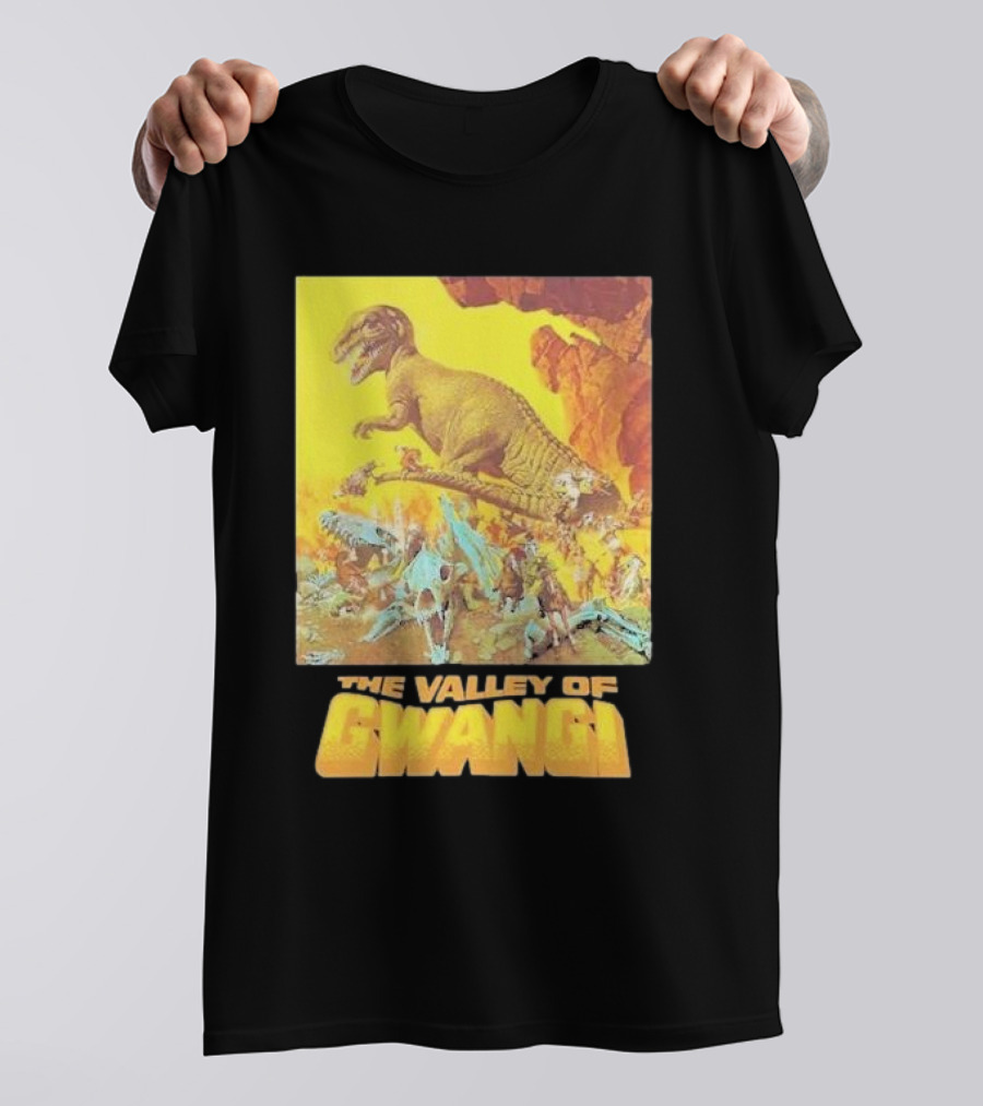 The Valley Of Gwangi Dinosaur Adventure Scene T-Shirt