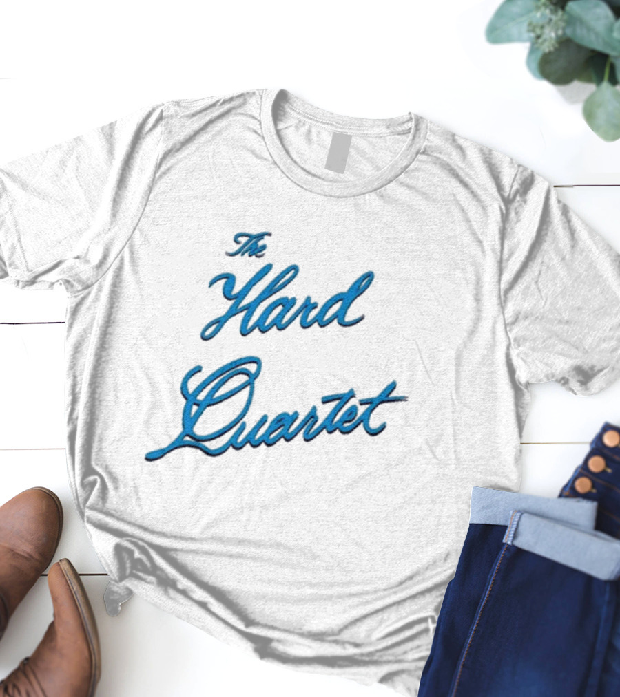 The Hard Quartet Band Blue T-Shirt