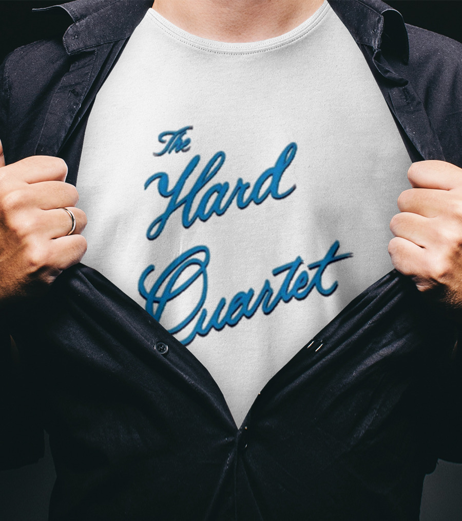 The Hard Quartet Band Blue T-Shirt