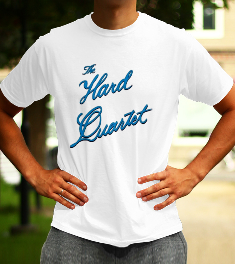 The Hard Quartet Band Blue T-Shirt
