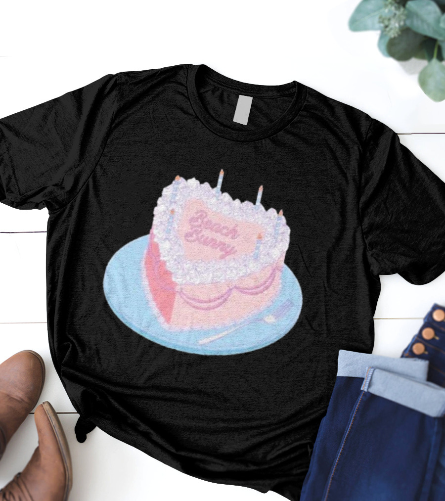 Beach Bunny Heart-Shaped Cake Clueless T-Shirt