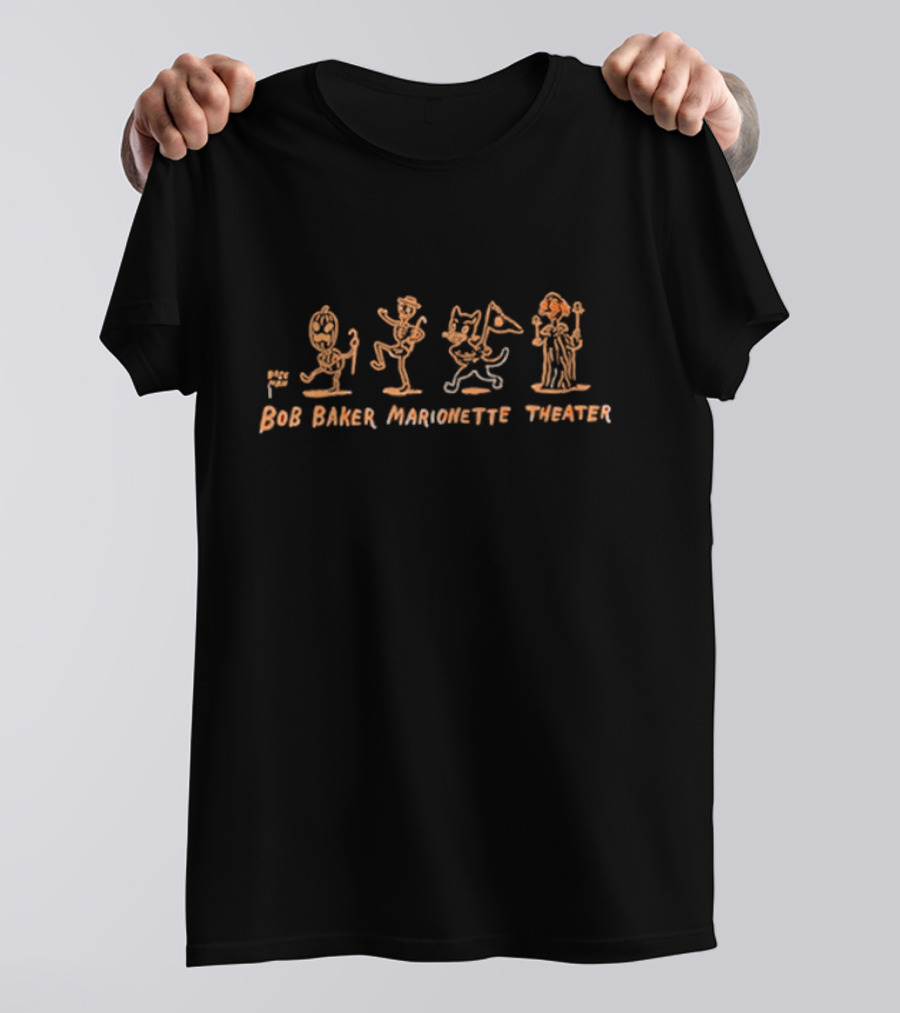 Bob Baker Marionette Theater Characters T-Shirt