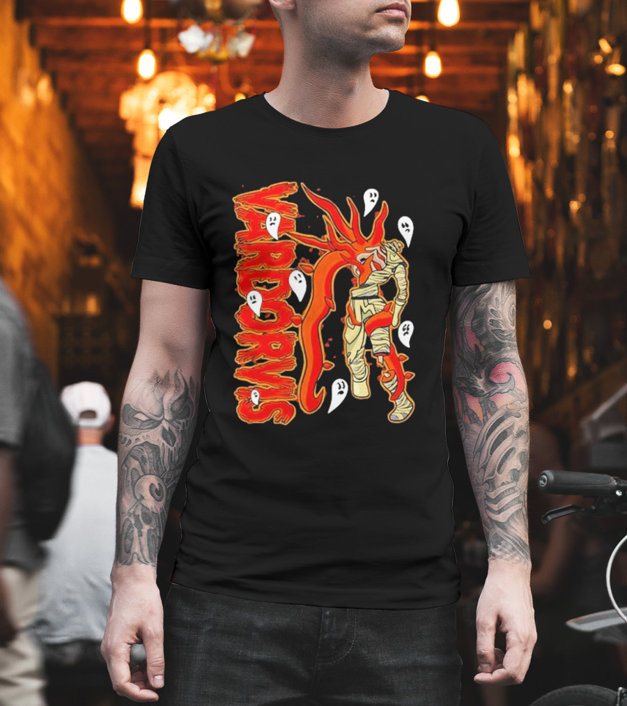 Vardorvis Mummy With Ghosts Foxes T-Shirt
