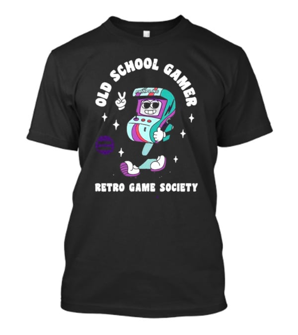 Old School Gamer Padding Retro Game Society T-Shirt