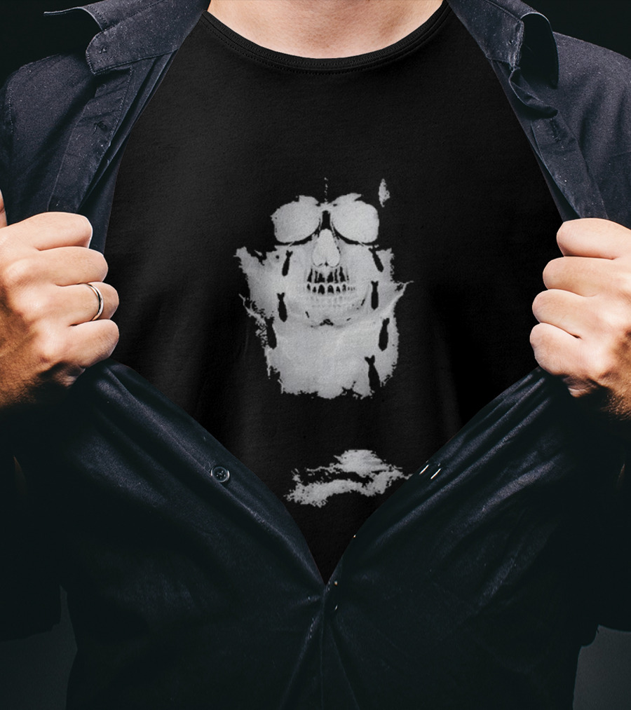 The Libertines Falling Bombs Skull T-Shirt