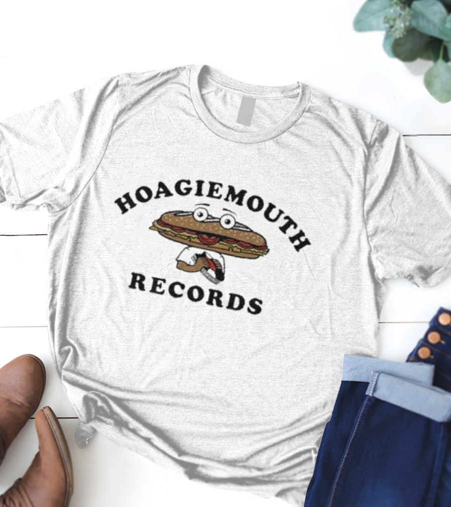 Hoagiemouth Records Cartoon Sandwich T-Shirt